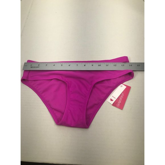 Xhilaration Women's Sz Small 0-2 Cheeky Bikini Swim Bottom Fuchsia New With Tags - Picture 7 of 9